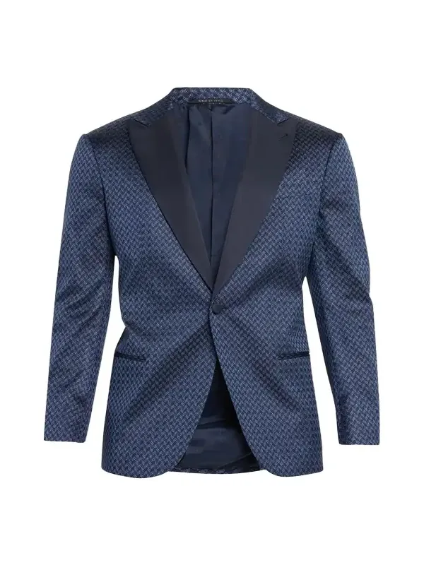 Men's Silk Jacquard Blazer Men's Silk Jacquard Blazer