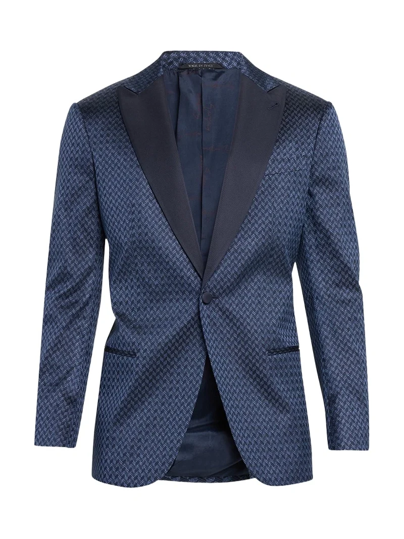 Men's Silk Jacquard Blazer
