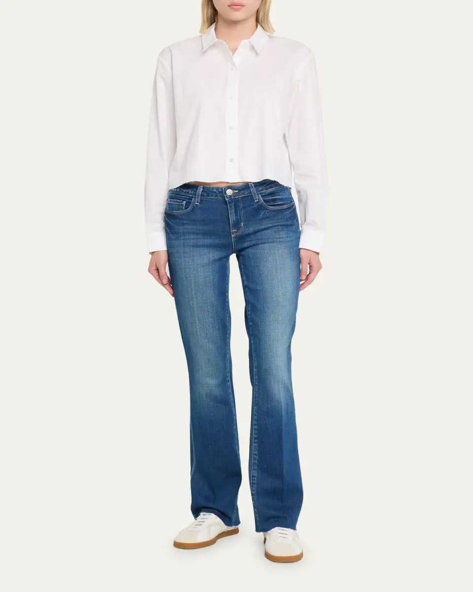 L'Agence Sneeki Low-Rise Sneaker Straight Jeans | Thumbnail 2 L'Agence Sneeki Low-Rise Sneaker Straight Jeans | Thumbnail 2
