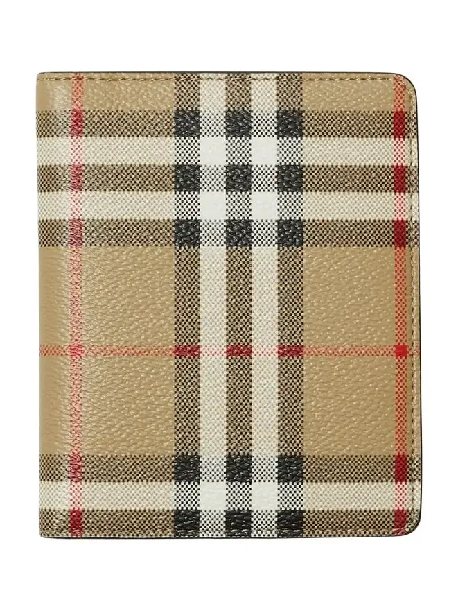 Check Bifold Passport Holder