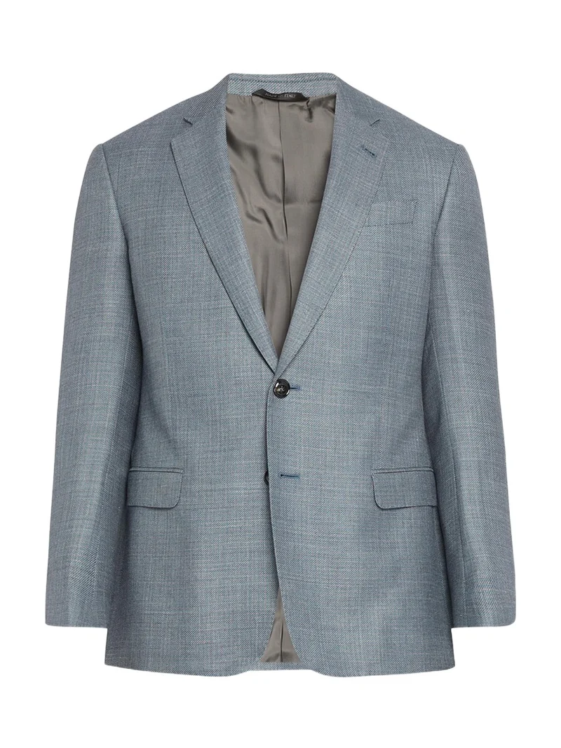 Men's Textured Wool-Blend Dinner Jacket