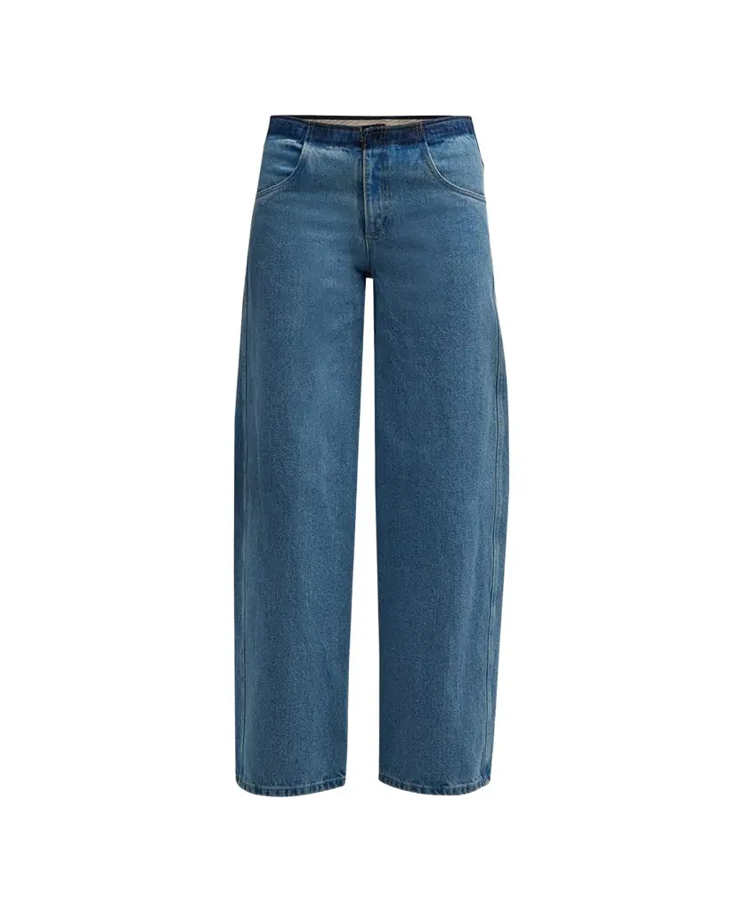 Christopher Esber Deconstructed Denim Straight-Leg Jeans