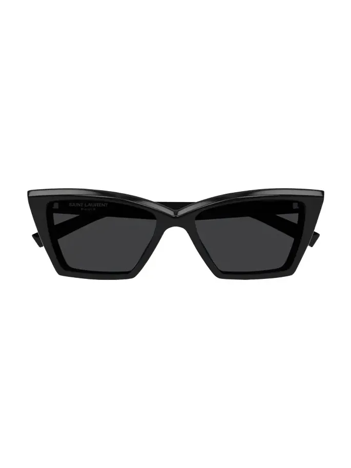 Beveled Acetate Cat-Eye Sunglasses