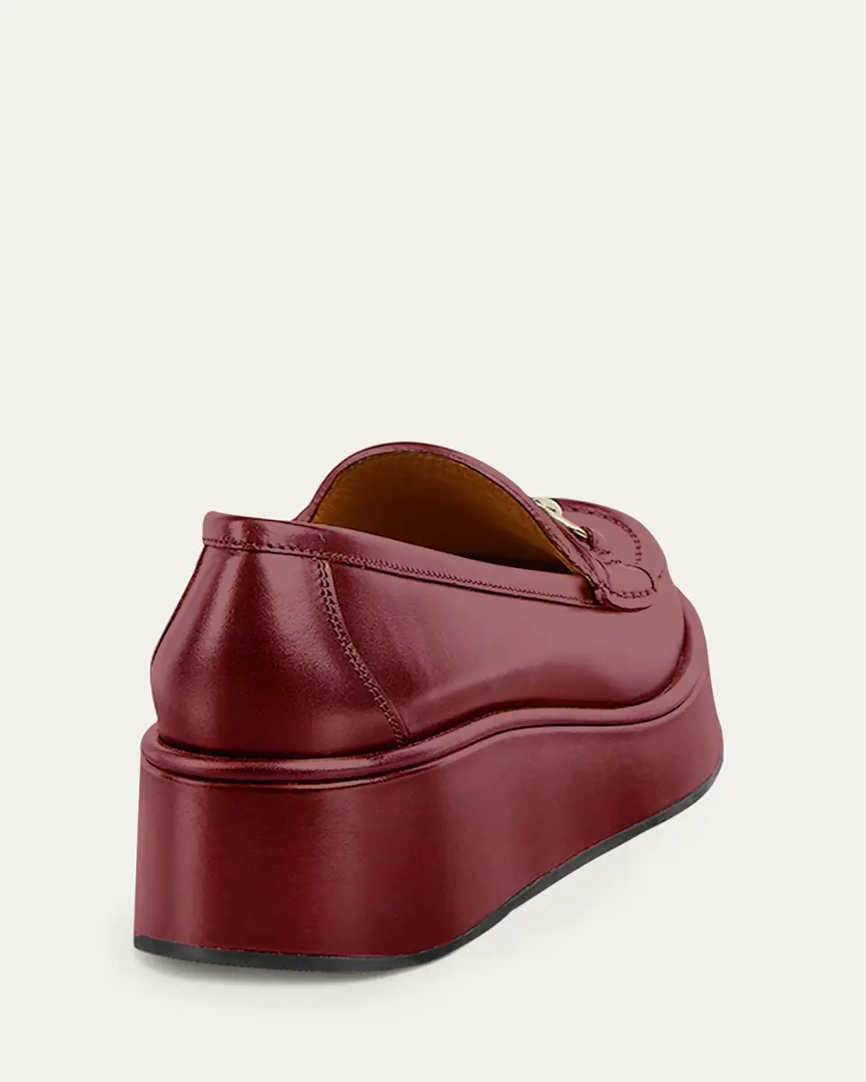 Gucci Idle Leather Bit Platform Loafers | Thumbnail 3