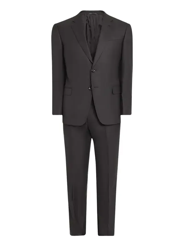 Men's Basic Wool Two-Piece Suit