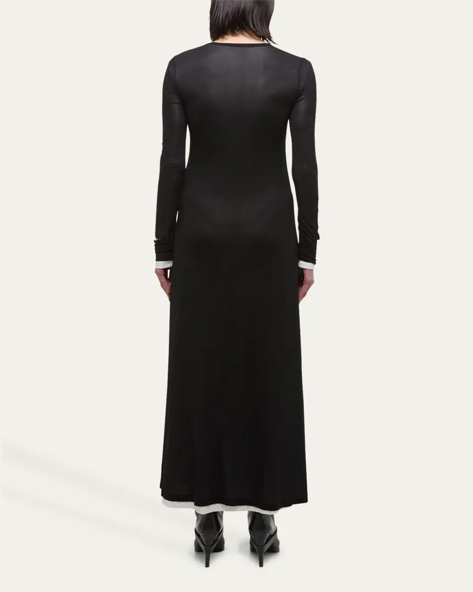 Helmut Lang Double-Layer Maxi Dress | Thumbnail 3