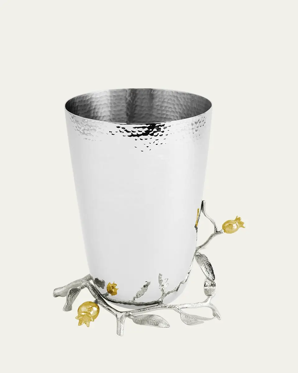 Michael Aram Pomegranate Silver & Gold Vase with 24K Goldplate | Thumbnail 2