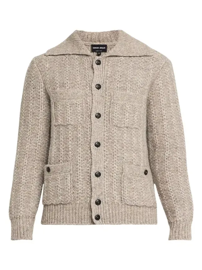 Giorgio Armani Men's 4-Pocket Cardigan Jacket