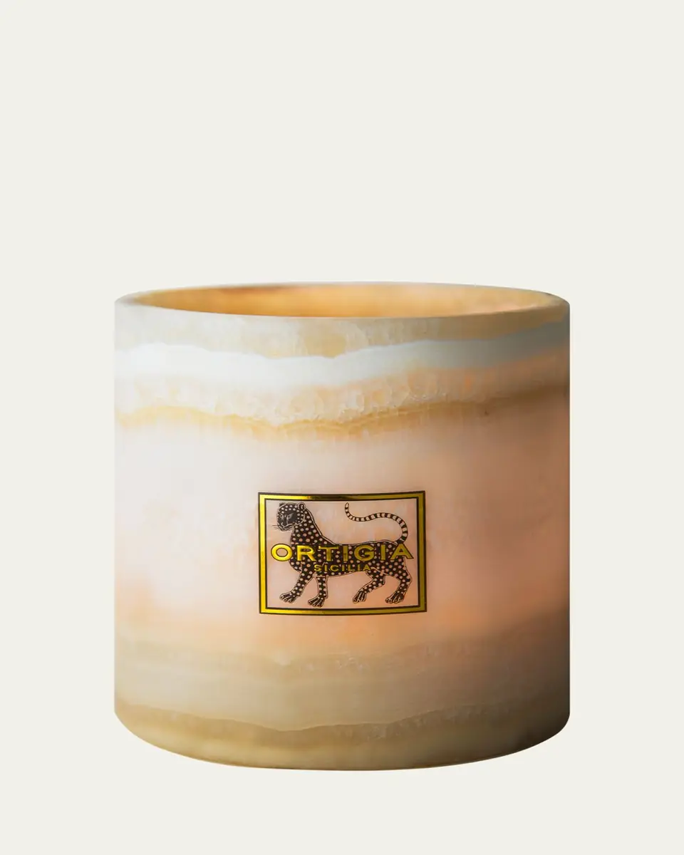 ORTIGIA Ambra Nera Alabaster Candle, 35 oz. | Thumbnail 2 ORTIGIA Ambra Nera Alabaster Candle, 35 oz. | Thumbnail 2
