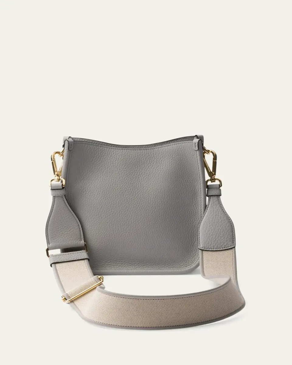 Prada Mini Daino Soft Leather Hobo Crossbody Bag | Thumbnail 2 Prada Mini Daino Soft Leather Hobo Crossbody Bag | Thumbnail 2