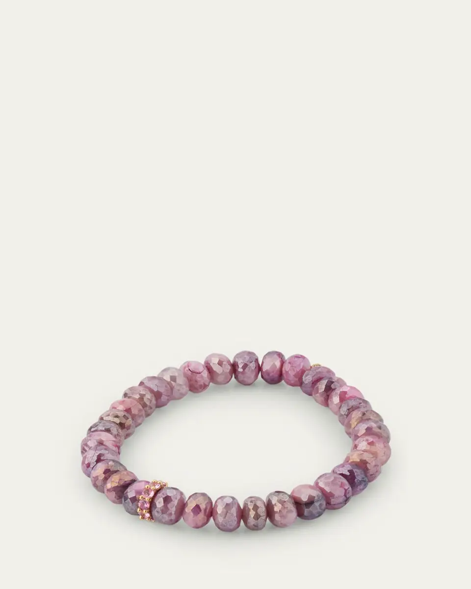 Sydney Evan Pink Sapphire Rondelle Bead Bracelet | Thumbnail 4 Sydney Evan Pink Sapphire Rondelle Bead Bracelet | Thumbnail 4