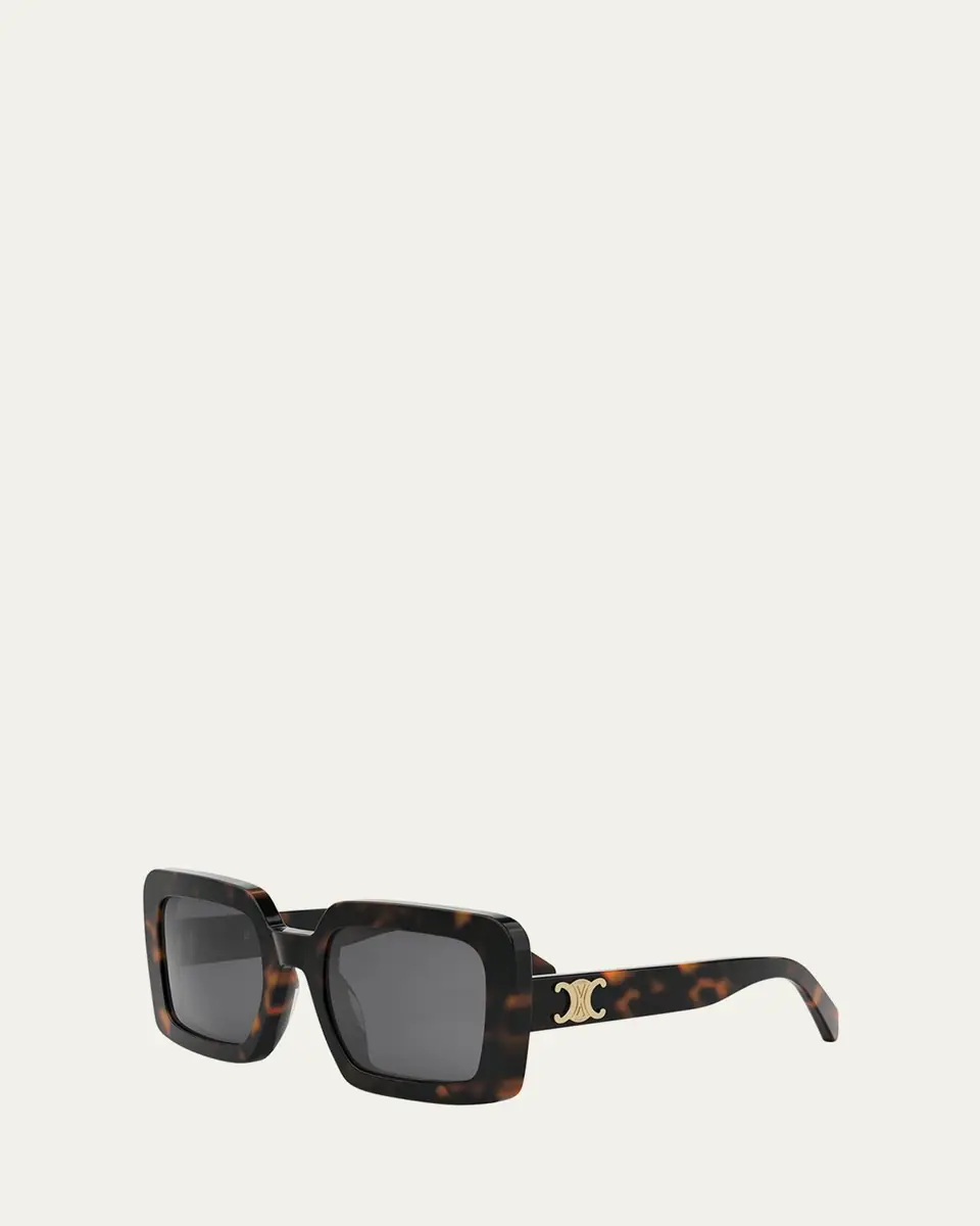 Celine Triomphe Acetate Square Sunglasses | Thumbnail 2 Celine Triomphe Acetate Square Sunglasses | Thumbnail 2