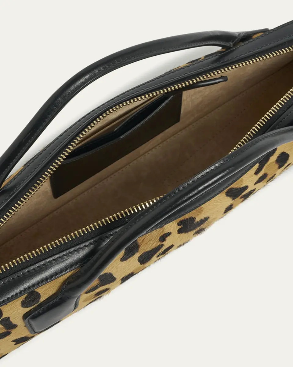 Alaïa Le Teckel Clutch Bag in Leopard Calf Hair | Thumbnail 4 Alaïa Le Teckel Clutch Bag in Leopard Calf Hair | Thumbnail 4