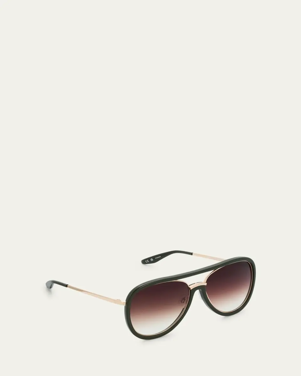 Barton Perreira Fossett Aviator Sunglasses | Thumbnail 5 Barton Perreira Fossett Aviator Sunglasses | Thumbnail 5