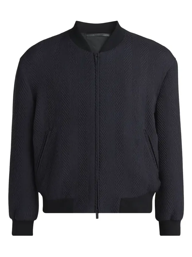Men's Raised Chevron Bomber Jacket Men's Raised Chevron Bomber Jacket