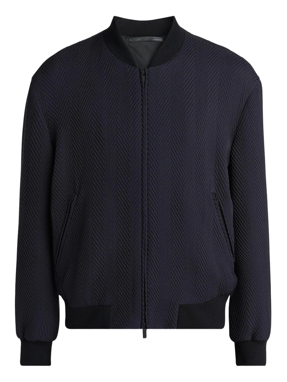 Giorgio Armani Men's Raised Chevron Bomber Jacket