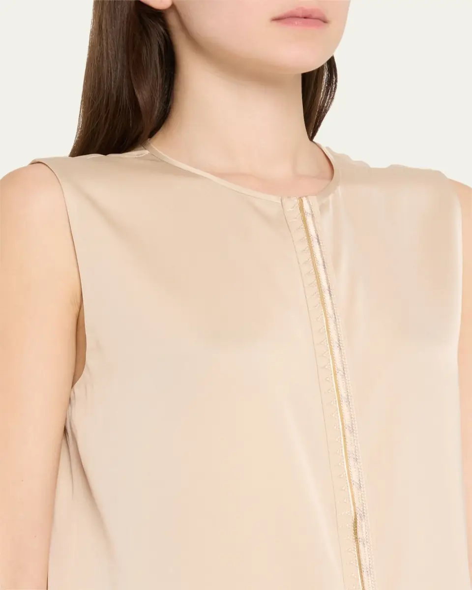 Kobi Halperin Robi Sleeveless Embroidered Blouse | Thumbnail 9