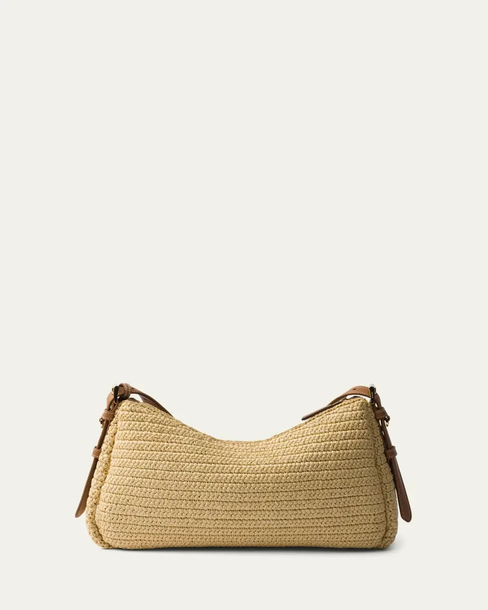 Prada Zip Crochet Shoulder Bag | Thumbnail 3