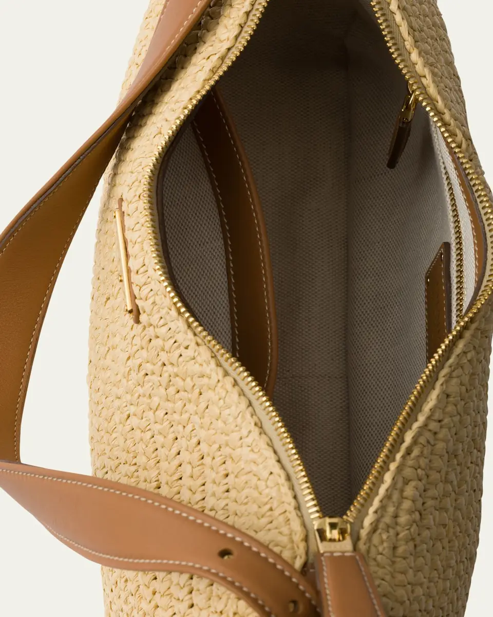 Prada Zip Crochet Shoulder Bag | Thumbnail 4