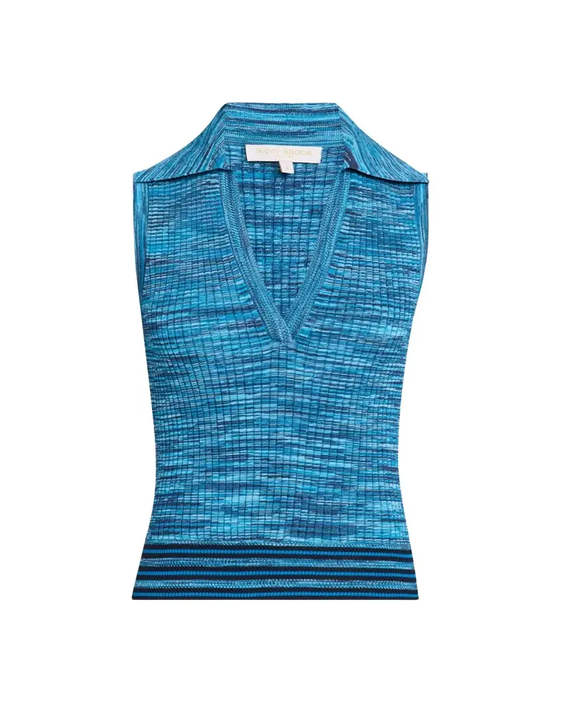 Ramy Brook Birdie Rib-Knit Sleeveless Top | Image 1 Ramy Brook Birdie Rib-Knit Sleeveless Top | Image 1