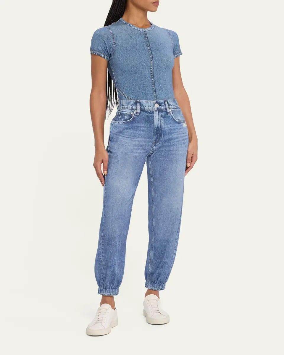rag & bone rb Miramar Jersey Baby Tee | Thumbnail 2