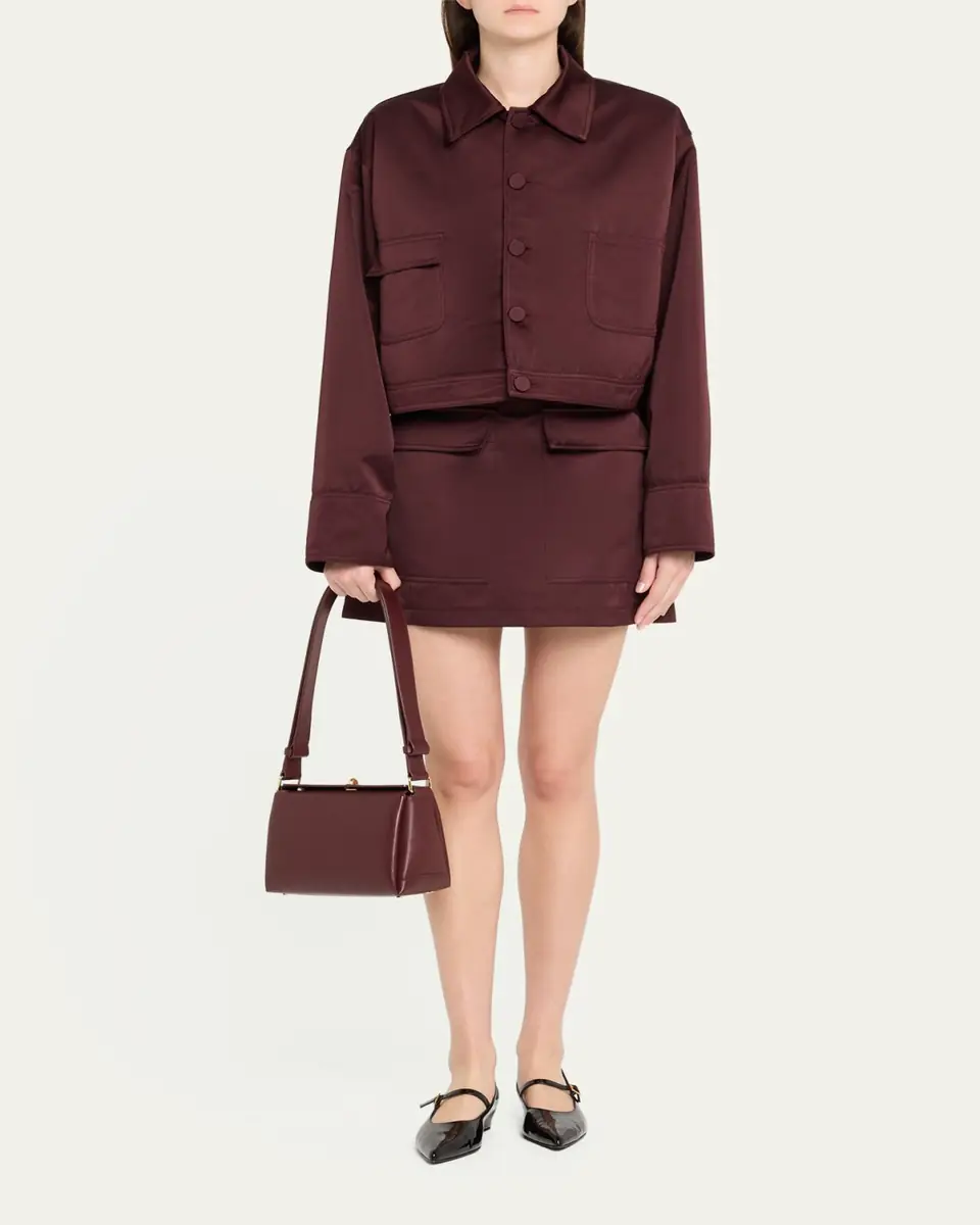Plan C Small Folded Shoulder Bag in Vitello Leather | Thumbnail 8 Plan C Small Folded Shoulder Bag in Vitello Leather | Thumbnail 8