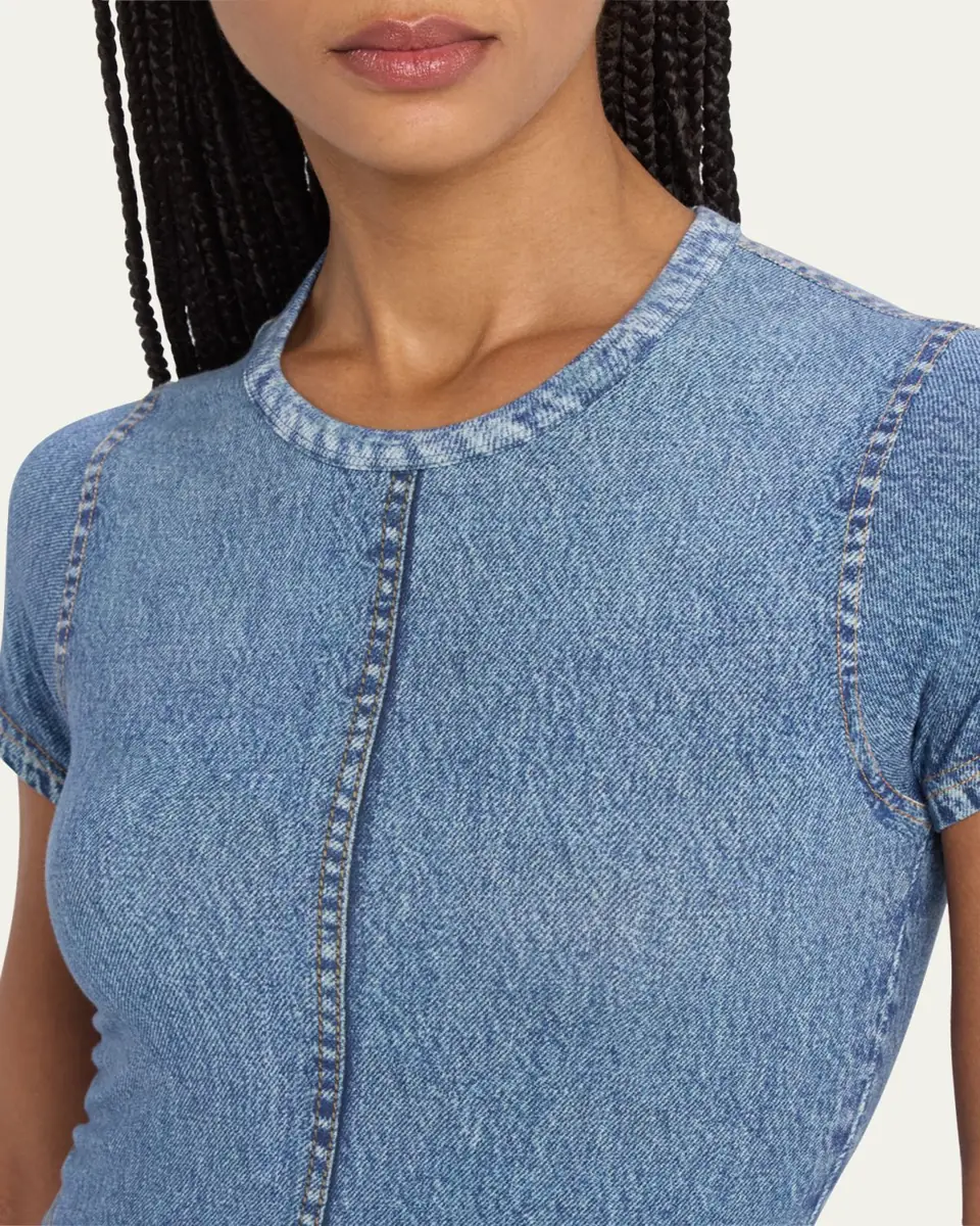 rag & bone rb Miramar Jersey Baby Tee | Thumbnail 5