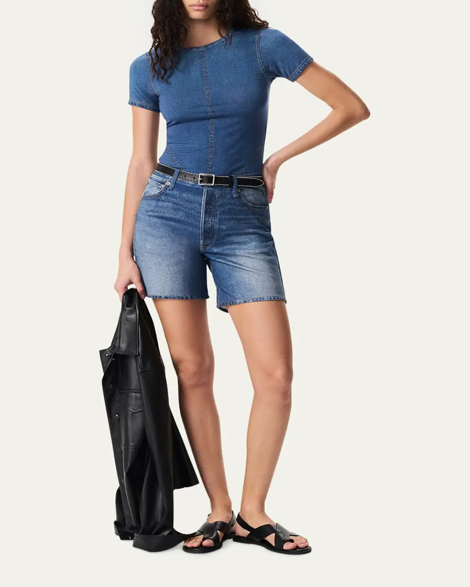 rag & bone rb Miramar Jersey Baby Tee | Thumbnail 6