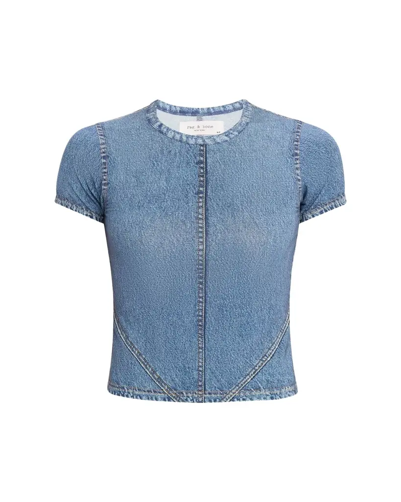 rag & bone rb Miramar Jersey Baby Tee