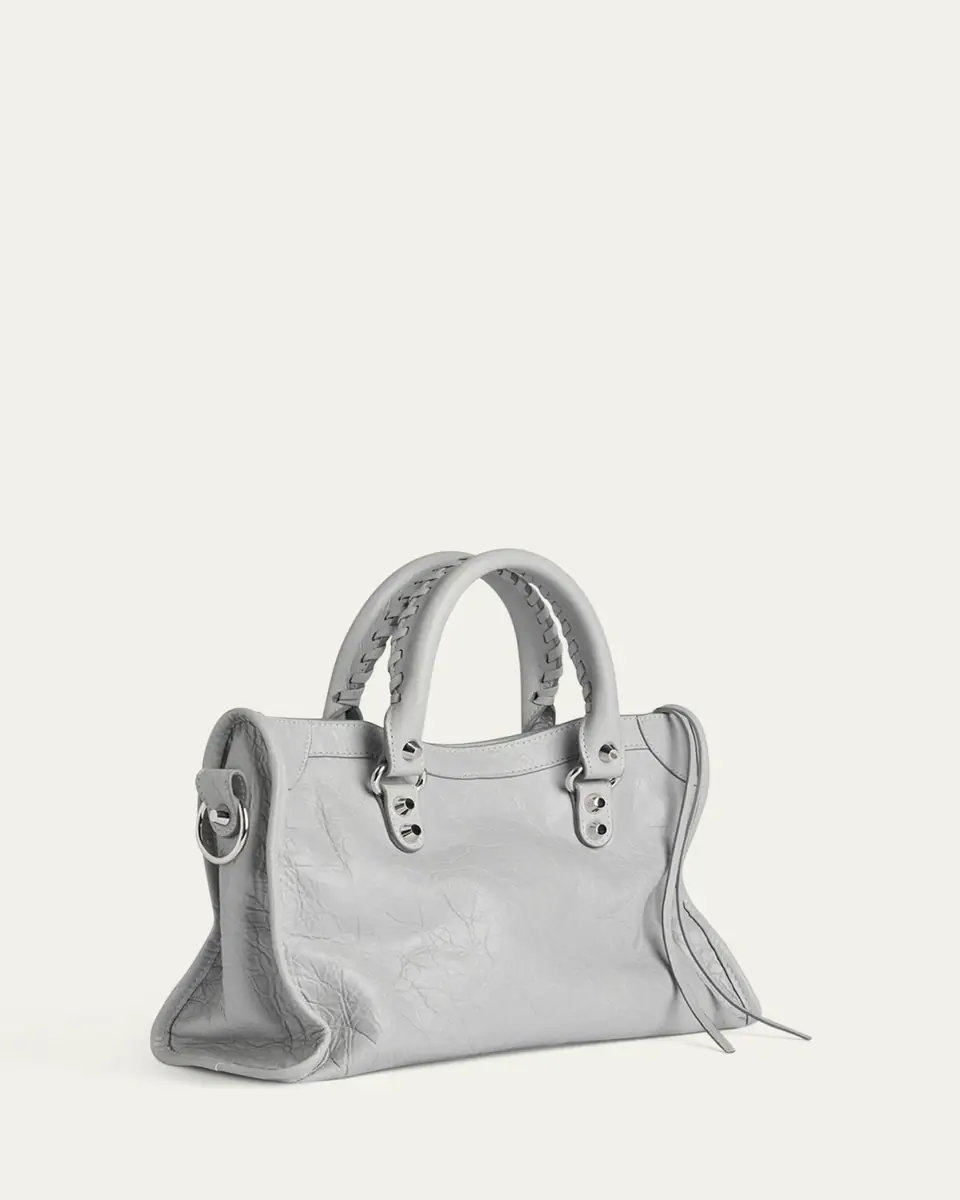Balenciaga Le City Small Arena Leather Crossbody Bag | Thumbnail 3 Balenciaga Le City Small Arena Leather Crossbody Bag | Thumbnail 3