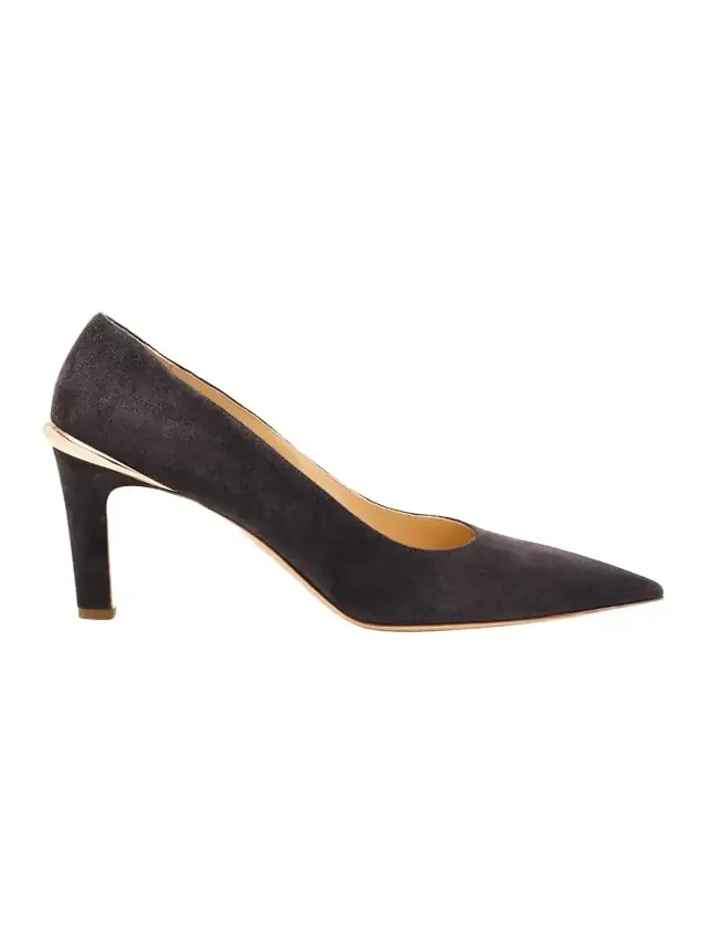 75mm Edwina Suede Pointed-Toe Pumps