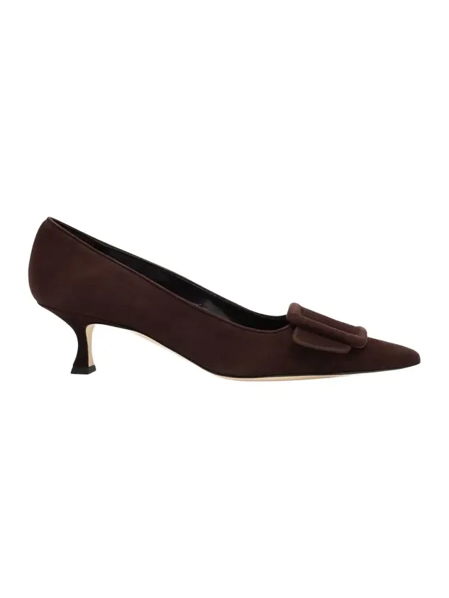 Maysale Suede Buckle Pumps Maysale Suede Buckle Pumps