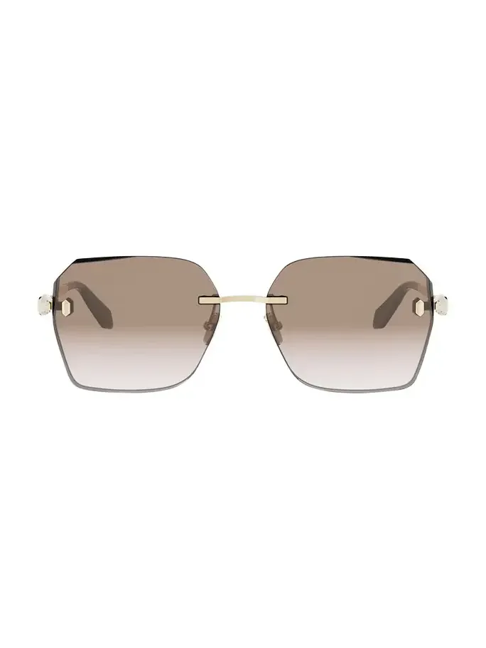Serpenti Forever 58mm Square Sunglasses