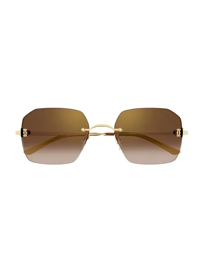 C de Rectangular Metal Sunglasses C de Rectangular Metal Sunglasses