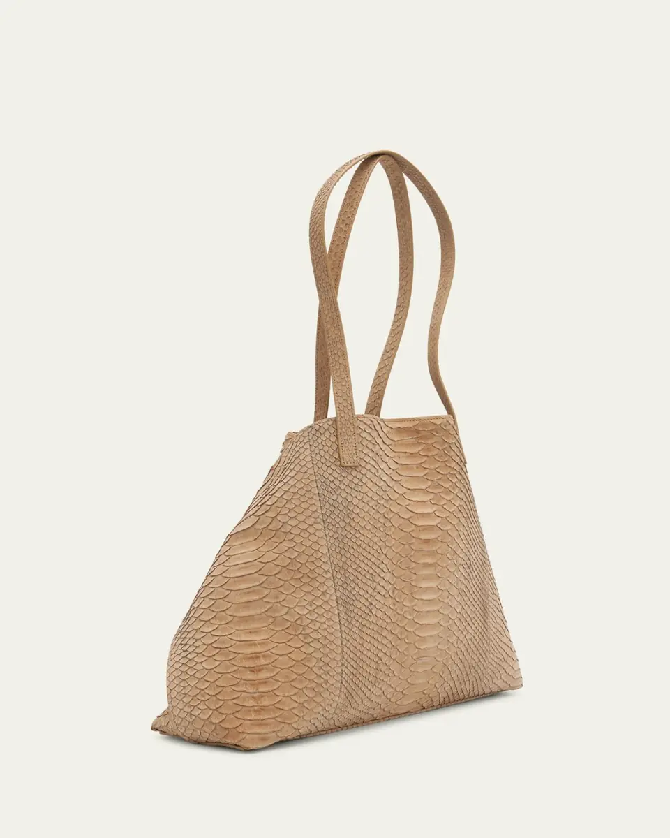Akris Ai Medium Snakeskin Suede Shoulder Bag | Thumbnail 3