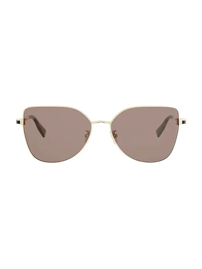 BVLGARI B. zero1 57mm Square Sunglasses