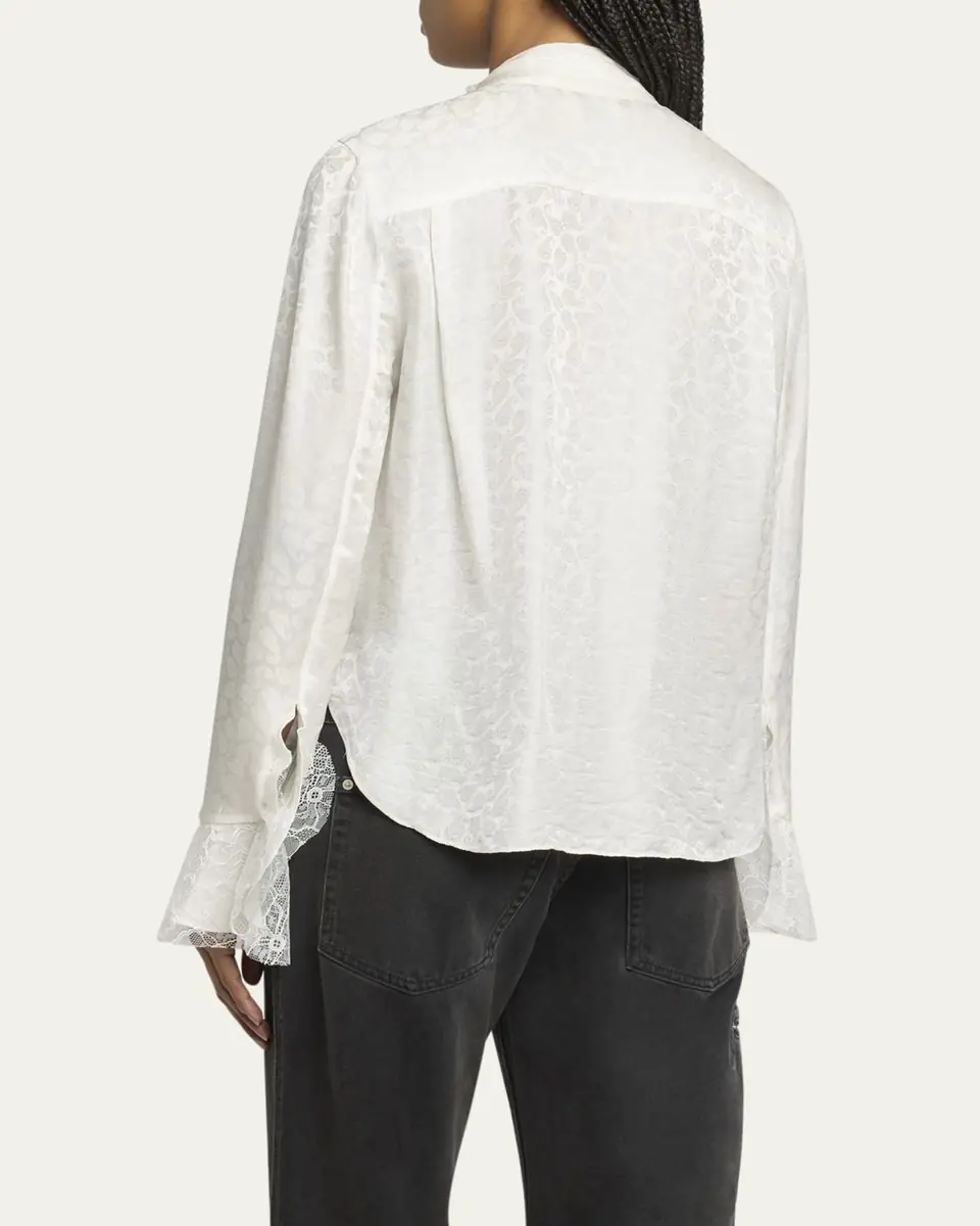 Isabel Marant Raphaella Paisley Silk Neck-Scarf Top | Thumbnail 3 Isabel Marant Raphaella Paisley Silk Neck-Scarf Top | Thumbnail 3