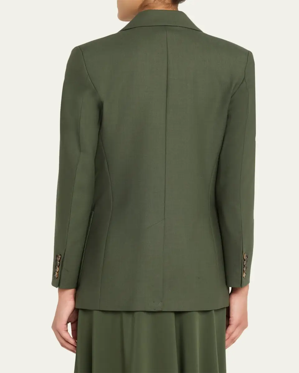 Victoria Beckham Patch Pocket Single-Breasted Jacket | Thumbnail 3 Victoria Beckham Patch Pocket Single-Breasted Jacket | Thumbnail 3