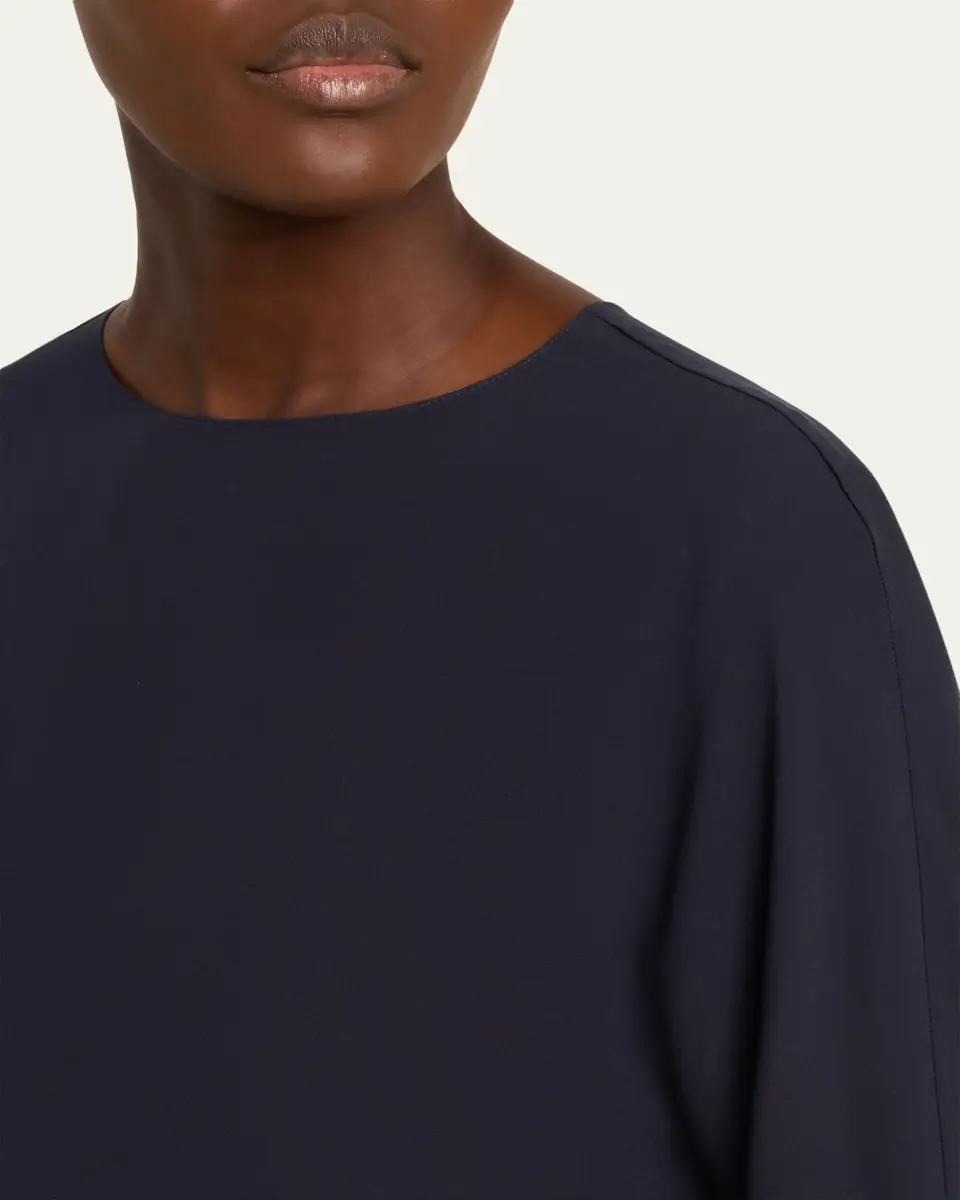 Giorgio Armani Silk Hidden-Zip T-Shirt | Thumbnail 5