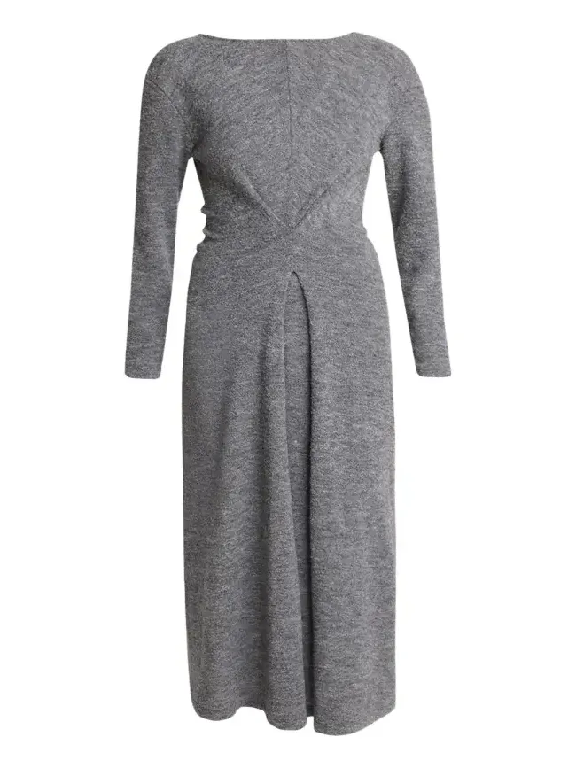 Sai Wool Jersey Long-Sleeve Dress