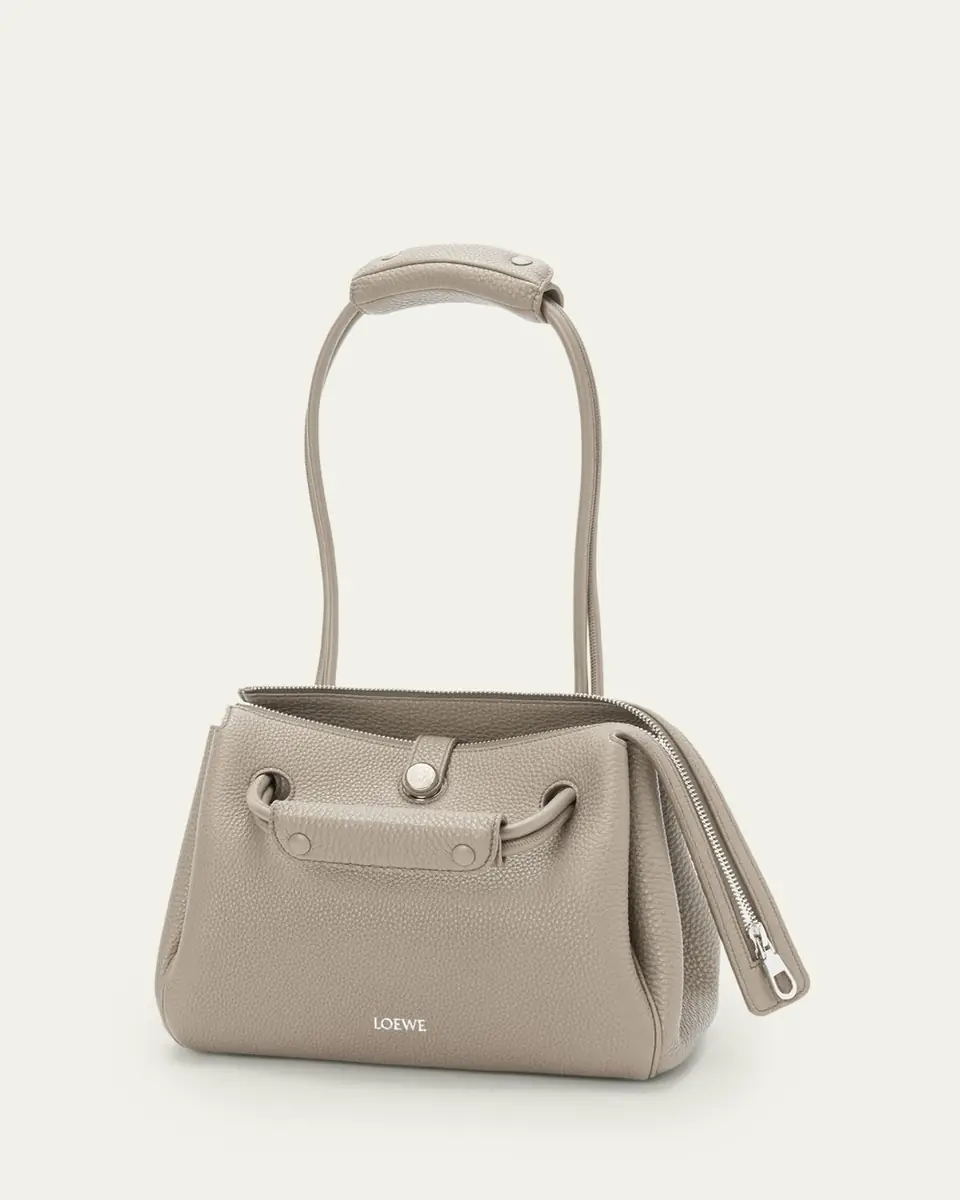 Loewe Madrid Small Trapeze Shoulder Bag in Grain Leather | Thumbnail 3 Loewe Madrid Small Trapeze Shoulder Bag in Grain Leather | Thumbnail 3