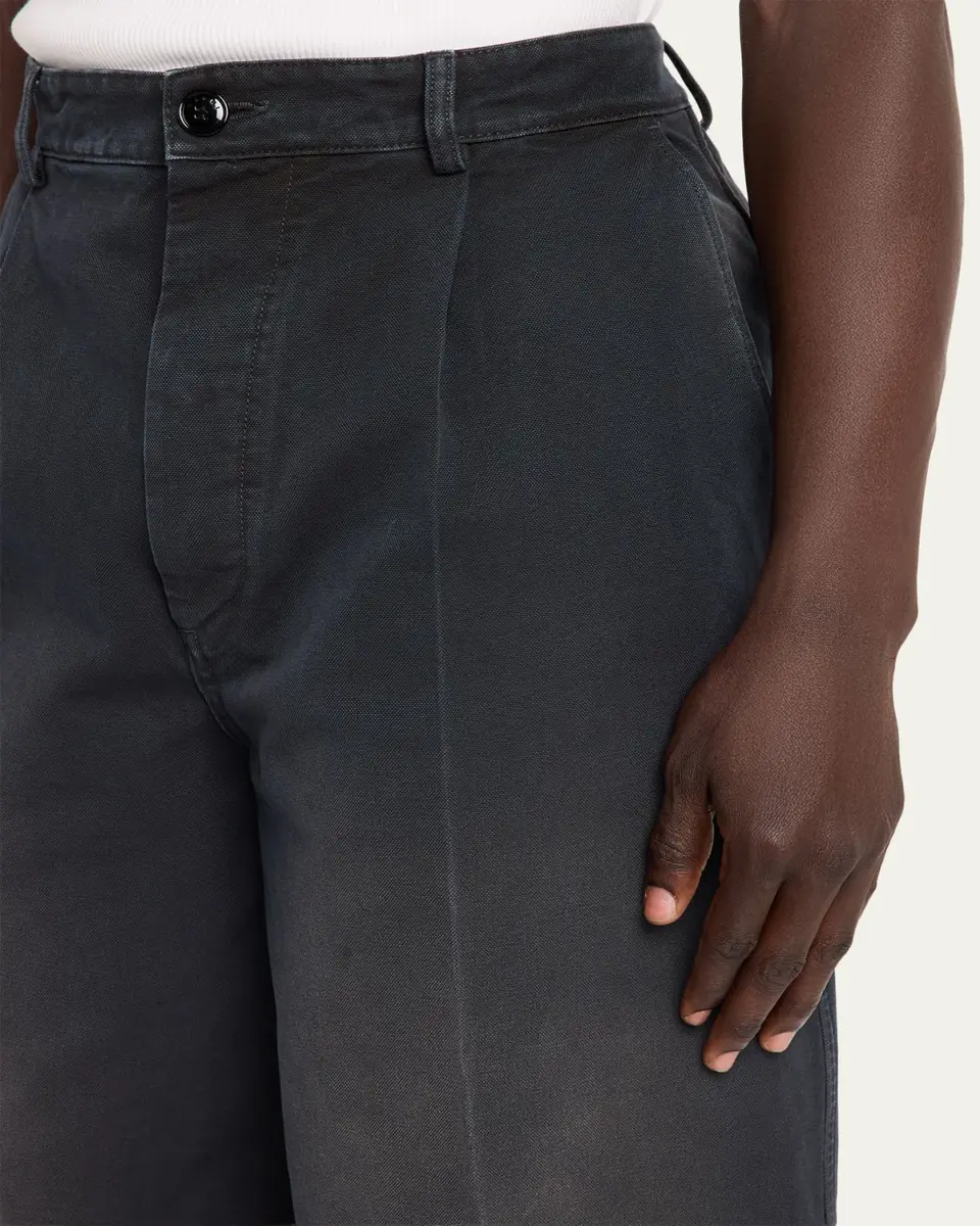 Marni Men's Faded Denim Wide-Leg Pants | Thumbnail 5