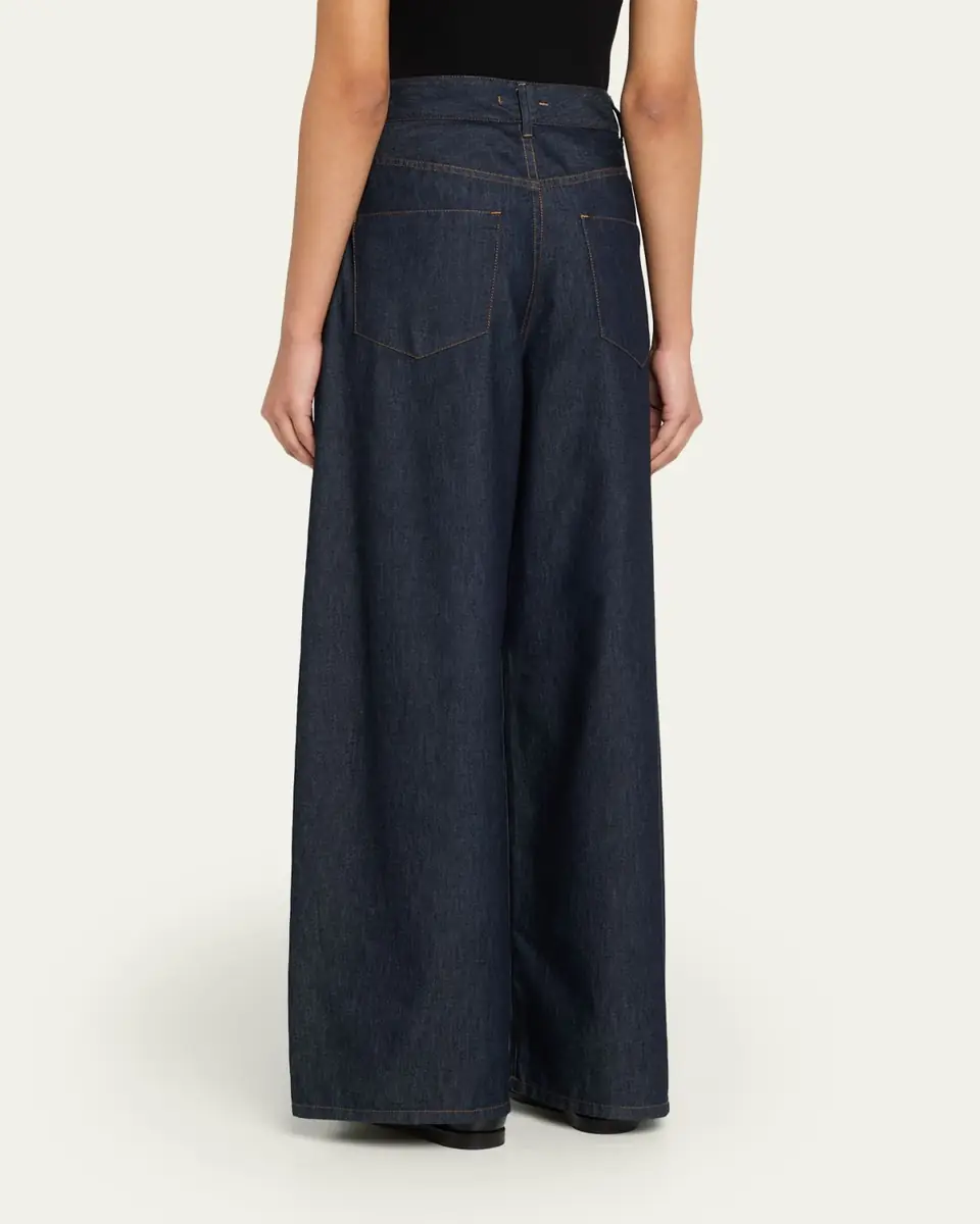 OSSOU Slick Ultra-High Wide-Leg Jeans | Thumbnail 3 OSSOU Slick Ultra-High Wide-Leg Jeans | Thumbnail 3