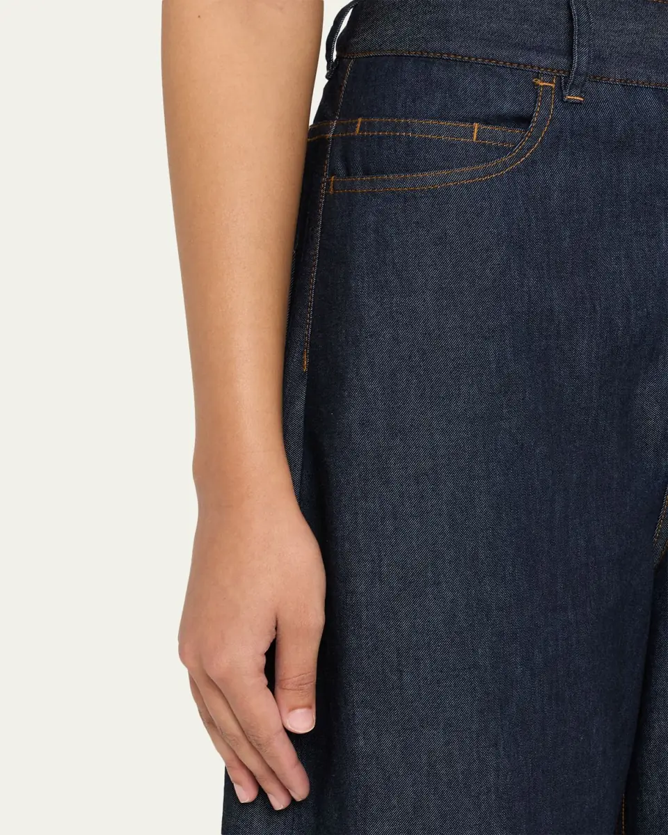 OSSOU Slick Ultra-High Wide-Leg Jeans | Thumbnail 5 OSSOU Slick Ultra-High Wide-Leg Jeans | Thumbnail 5