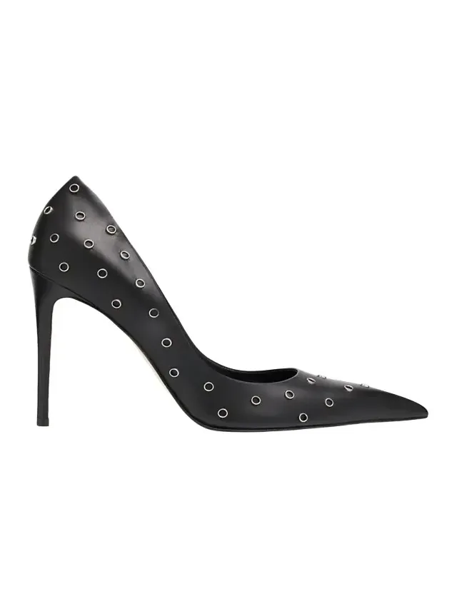 Alexander McQueen 105mm Studded Leather Pumps
