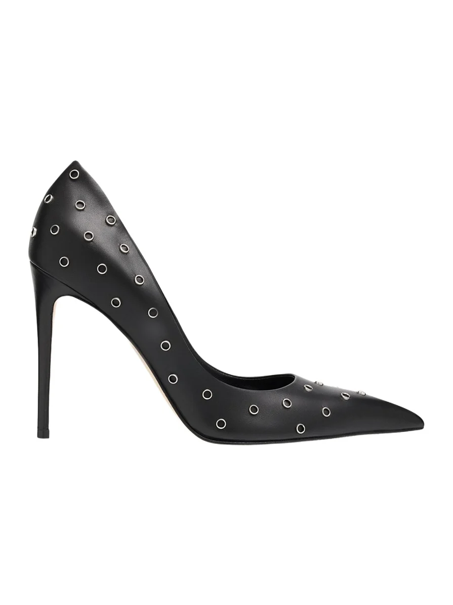 105mm Studded Leather Pumps 105mm Studded Leather Pumps