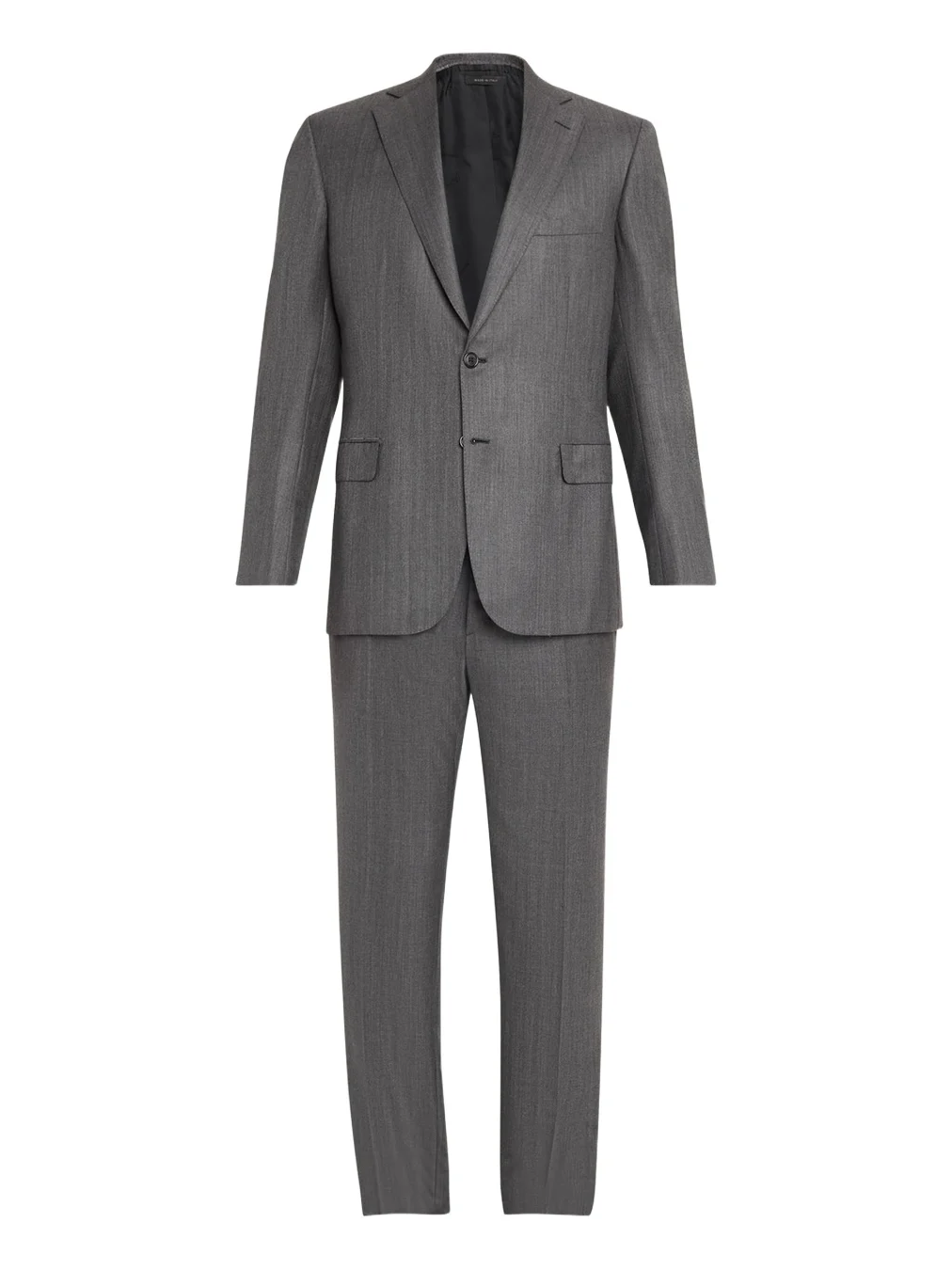 Men's Tonal Herringbone Wool-Silk Two-Piece Suit Men's Tonal Herringbone Wool-Silk Two-Piece Suit
