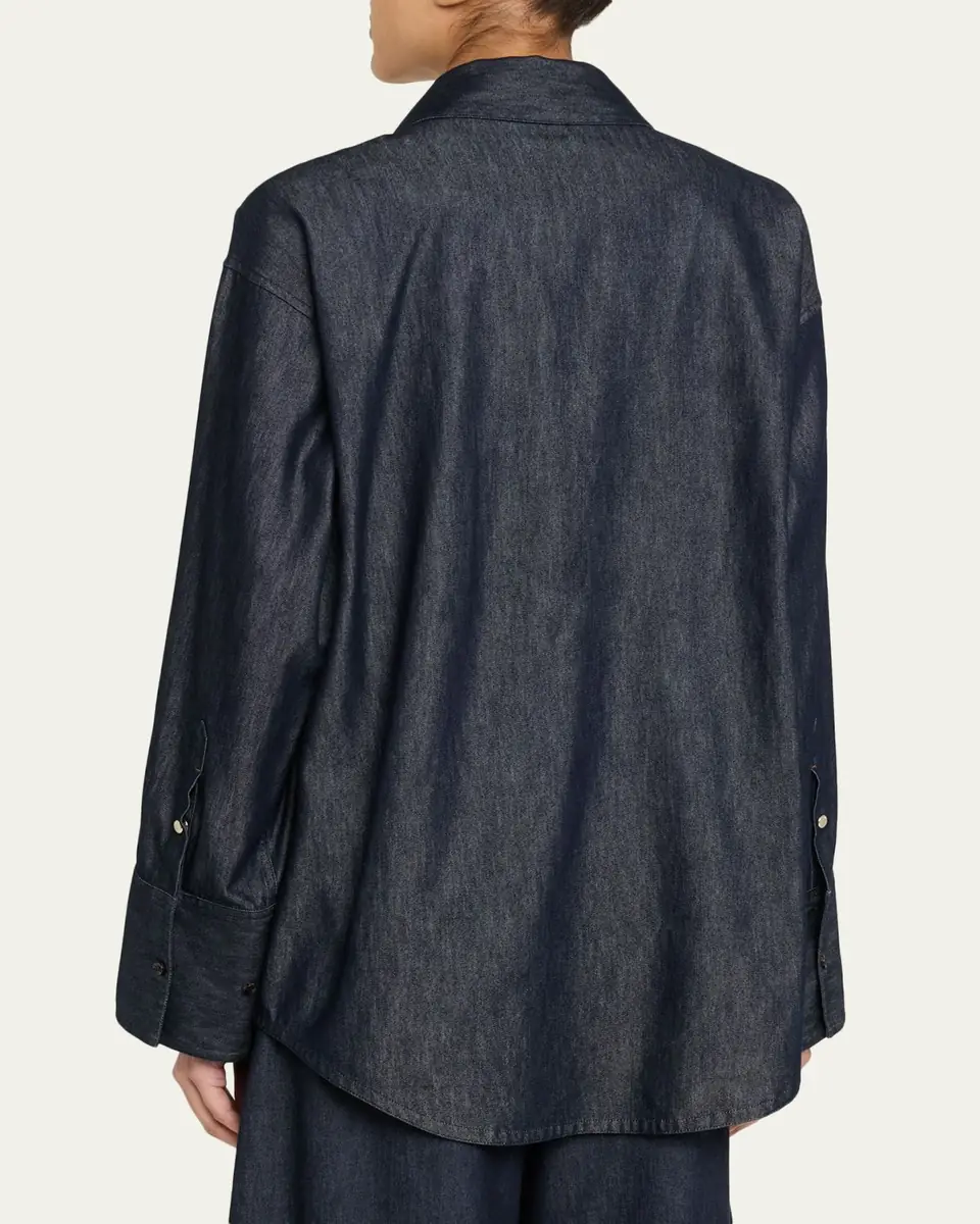 OSSOU Mesa Denim Button-Front Shirt | Thumbnail 3 OSSOU Mesa Denim Button-Front Shirt | Thumbnail 3