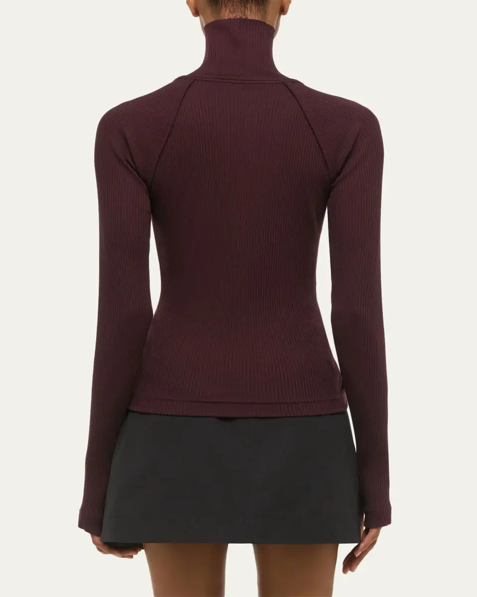Helmut Lang Rib-Knit Shrug Turtleneck | Thumbnail 3 Helmut Lang Rib-Knit Shrug Turtleneck | Thumbnail 3