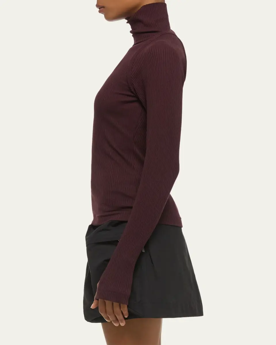 Helmut Lang Rib-Knit Shrug Turtleneck | Thumbnail 4 Helmut Lang Rib-Knit Shrug Turtleneck | Thumbnail 4